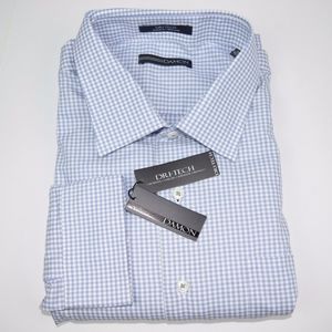 Damon Big & Tall 18 36/37 Tall Blue & Gray Checks